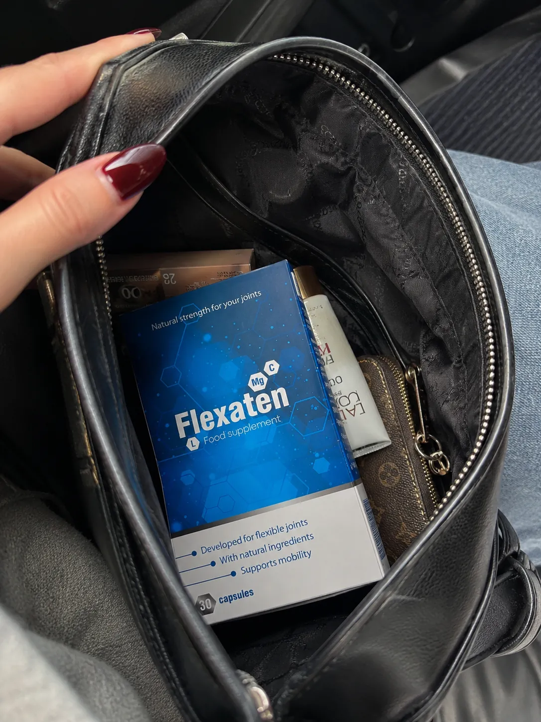 Flexaten-Produkt in einer Alltagssituation
